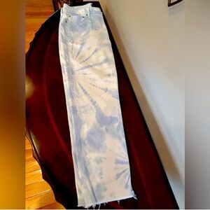 GAP Blue Tie-Dye Women Boyfriend Jeans